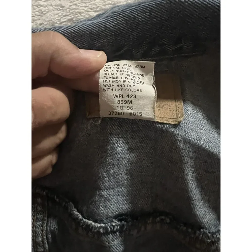 Vintage‎ Levi's Denim Jacket Youth Size 6 WPL 423